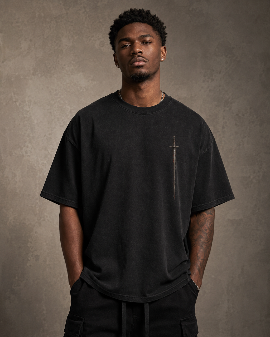 KEEP GOING WARLORD TEE - Black
