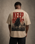 KEEP GOING WARLORD TEE - Beige